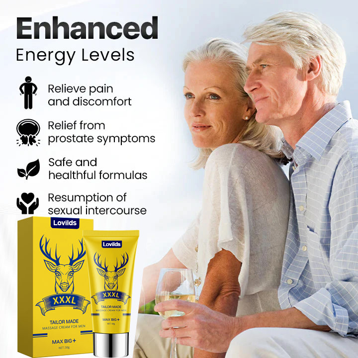 Final 3 Hours: 60% OFF🔥 Lovilds™ DeerHorn Male Vitality Massage Cream🦌