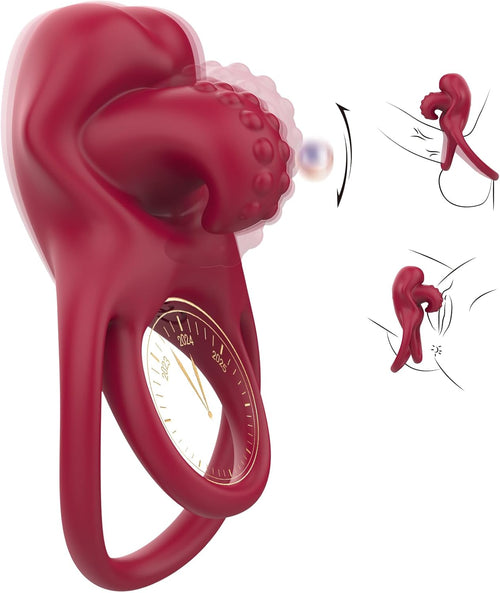 💥2025 Lovilds Love Ring-Boost & Bloom Cock Ring-😍2 in 1 Couple Toy Penis Ring