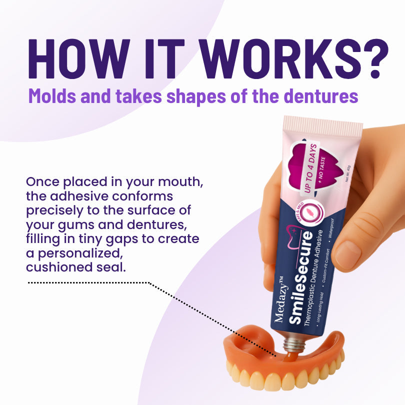 Medazy™ SmileSecure Thermoplastic Denture Adhesive