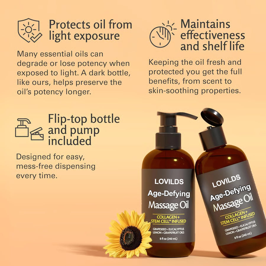 🏆Limited time offer⚡ 50K+ SOLD! Almost Gone-💥Lovilds Age-Defying Revival Collagen & Stem Cell Body Oil