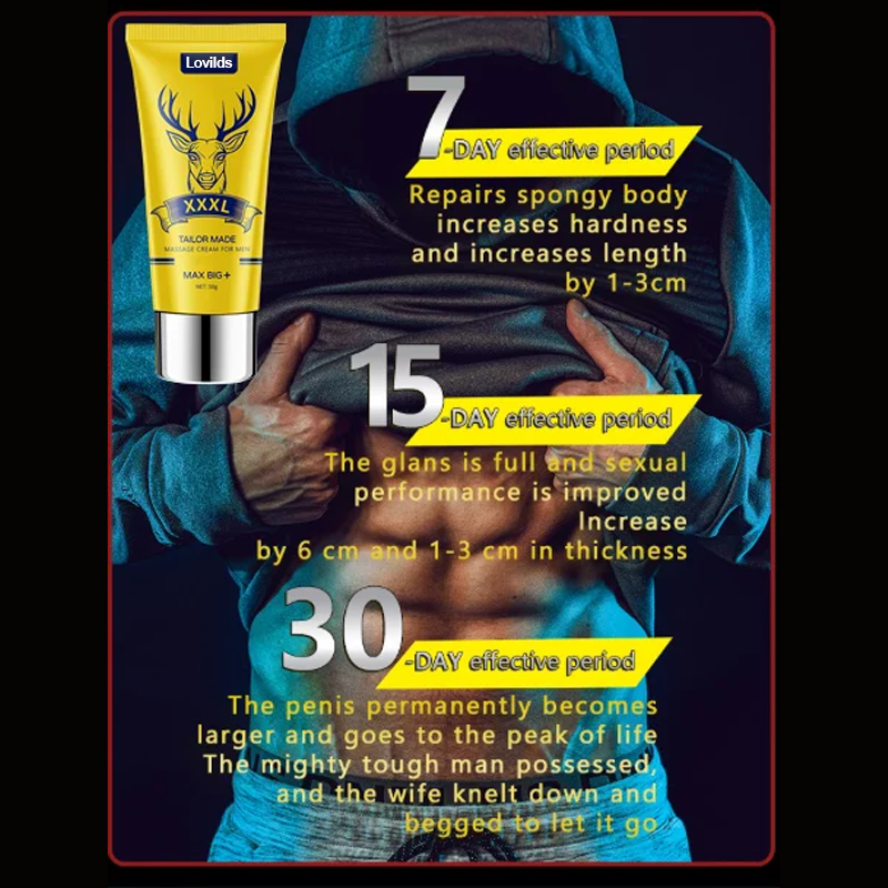 Final 3 Hours: 60% OFF🔥 Lovilds™ DeerHorn Male Vitality Massage Cream🦌