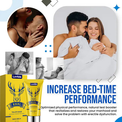 Final 3 Hours: 60% OFF🔥 Lovilds™ DeerHorn Male Vitality Massage Cream🦌